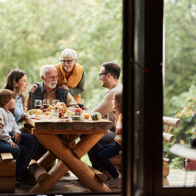 Family's lunch on a patio! Discover these key estate planning considerations