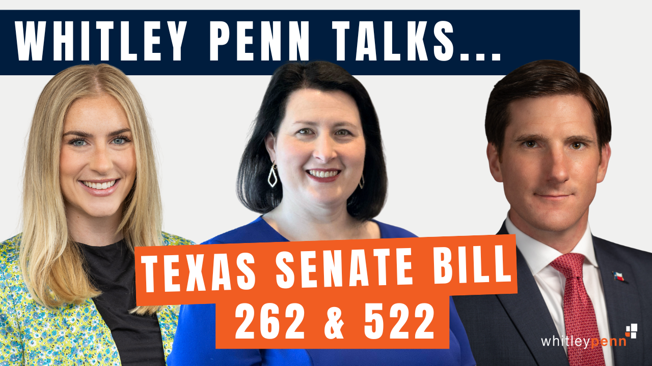 Texas Senate Bills 262 & 522